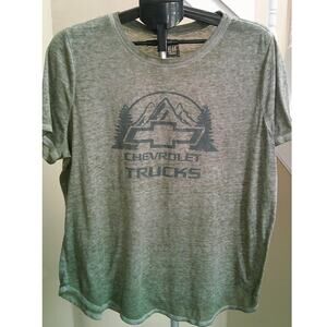 GM Chevrolet Trucks Army Green T-shirt Women's 1x
